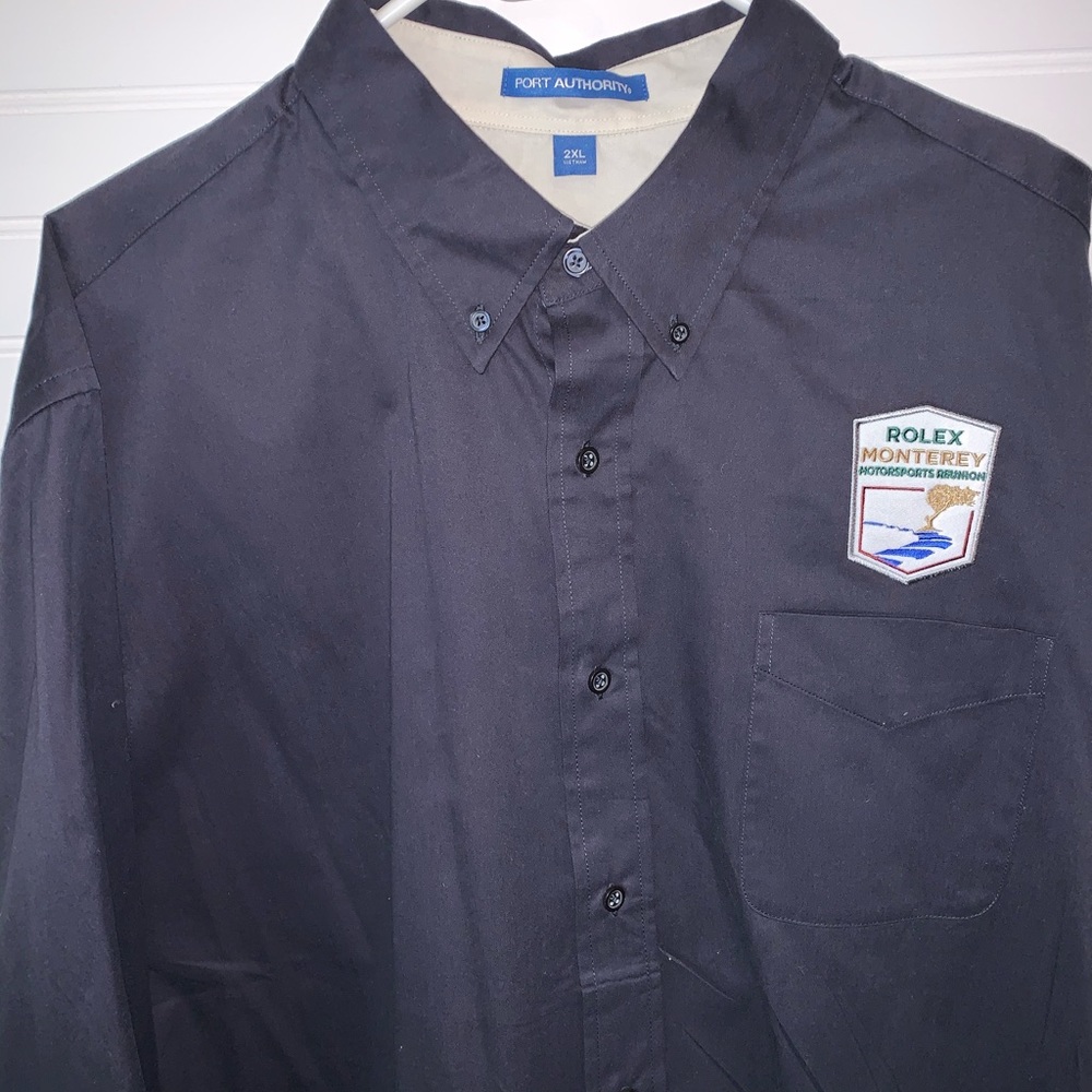 Rolex Monterey Motorsport 60th year button down